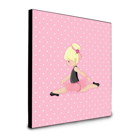 Carolines Treasures 8 x 8 x 0.625 in. Ballerina Blonde Jete Artwork Panel Wall Decor BB5166UP88